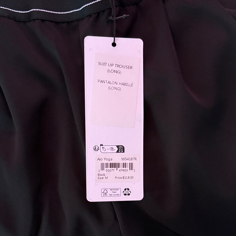ALO Yoga Black High-Waist Pants - Picture 8 of 10